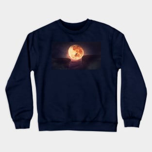 moon effect Crewneck Sweatshirt